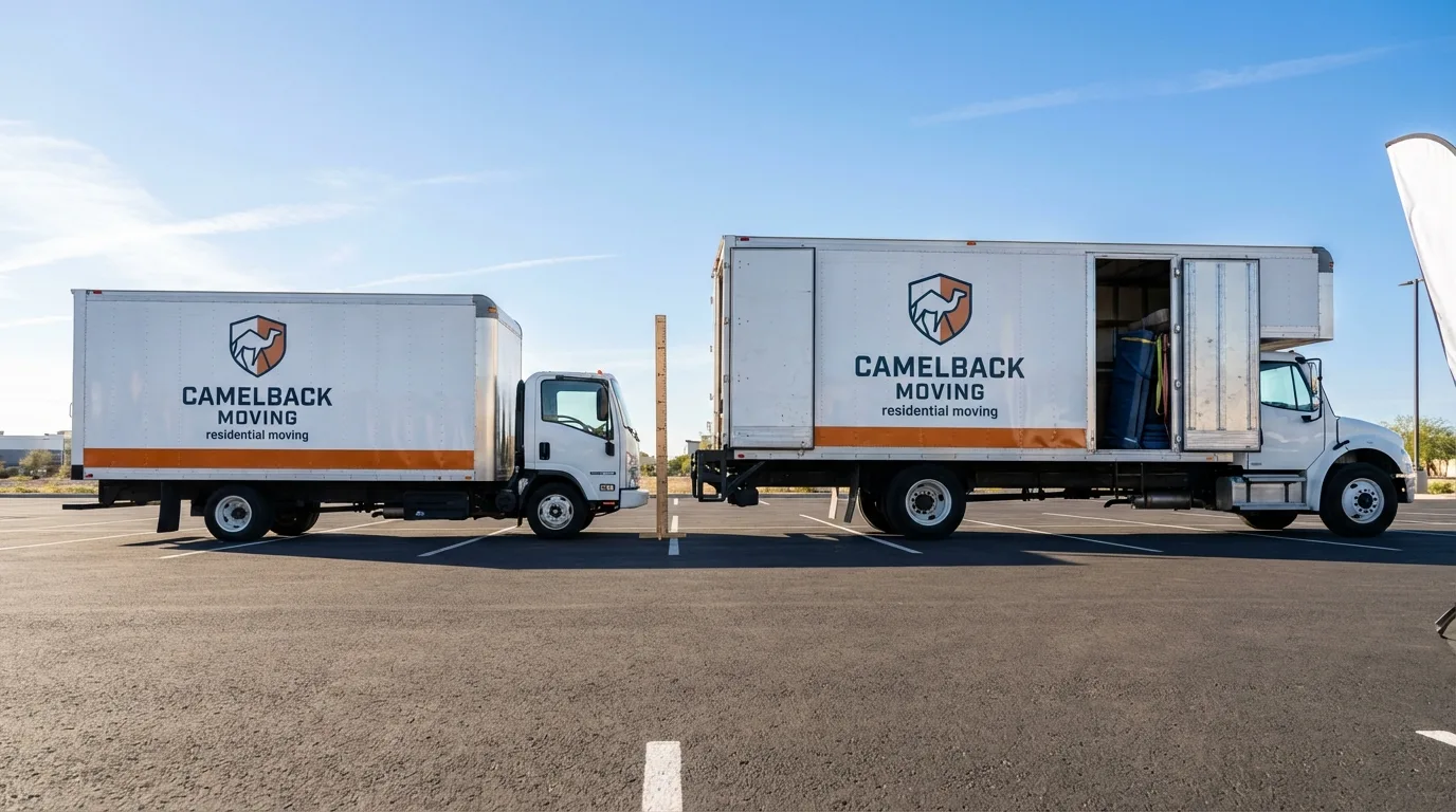 Moving truck size capacity guide in Chisago City